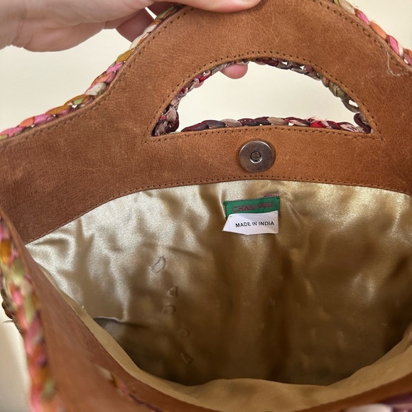 Chan Luu Crochet Silk Textile Handbag Purse - Picture 4 of 13